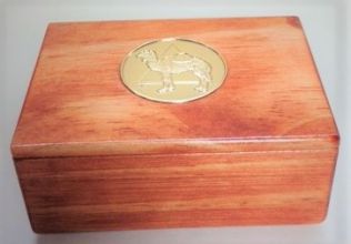 God Box with Gold Plated Camel Coin